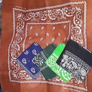 5 colors bandanas! New